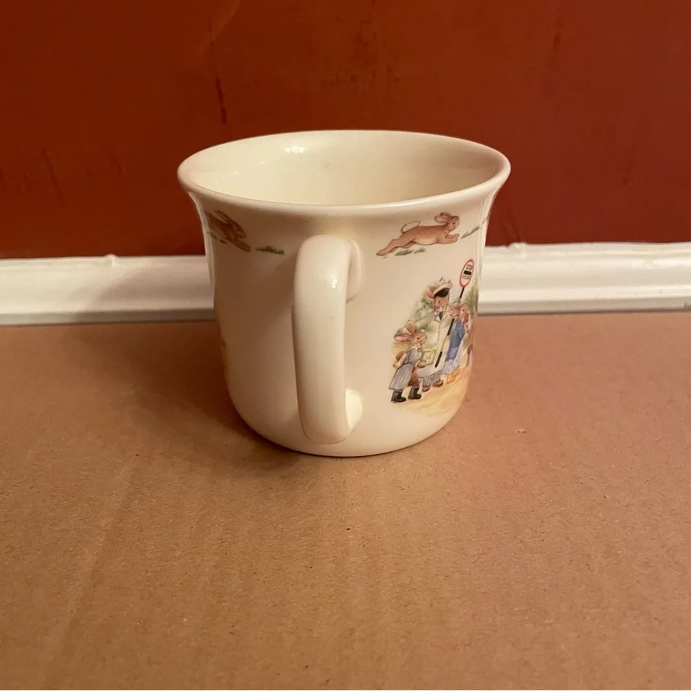 Vintage Royal Doulton “Bunnykins” Children's Double Handle Mug, 1988